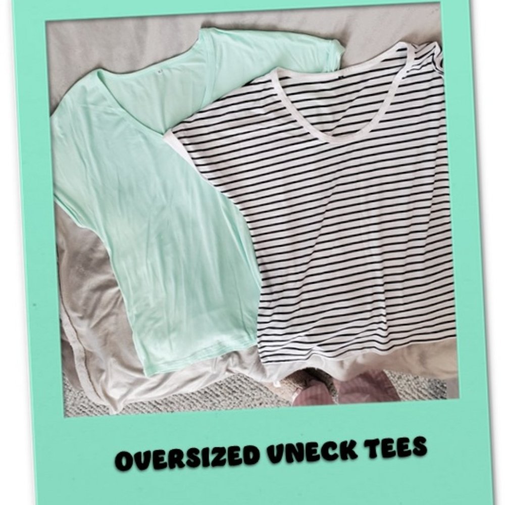 Boyfriend Vneck Tops
